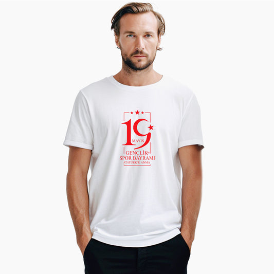 19 Mayıs Gençlik Bayramı Beyaz Tişört