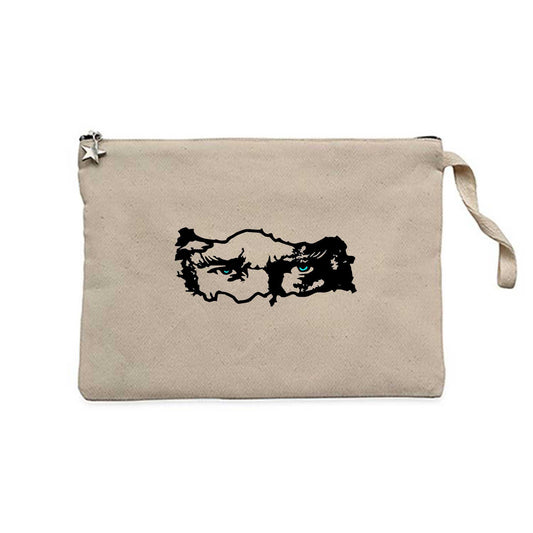 18 Mart Bir Milletin İzleri Krem Clutch Astarlı Cüzdan / El Çantası