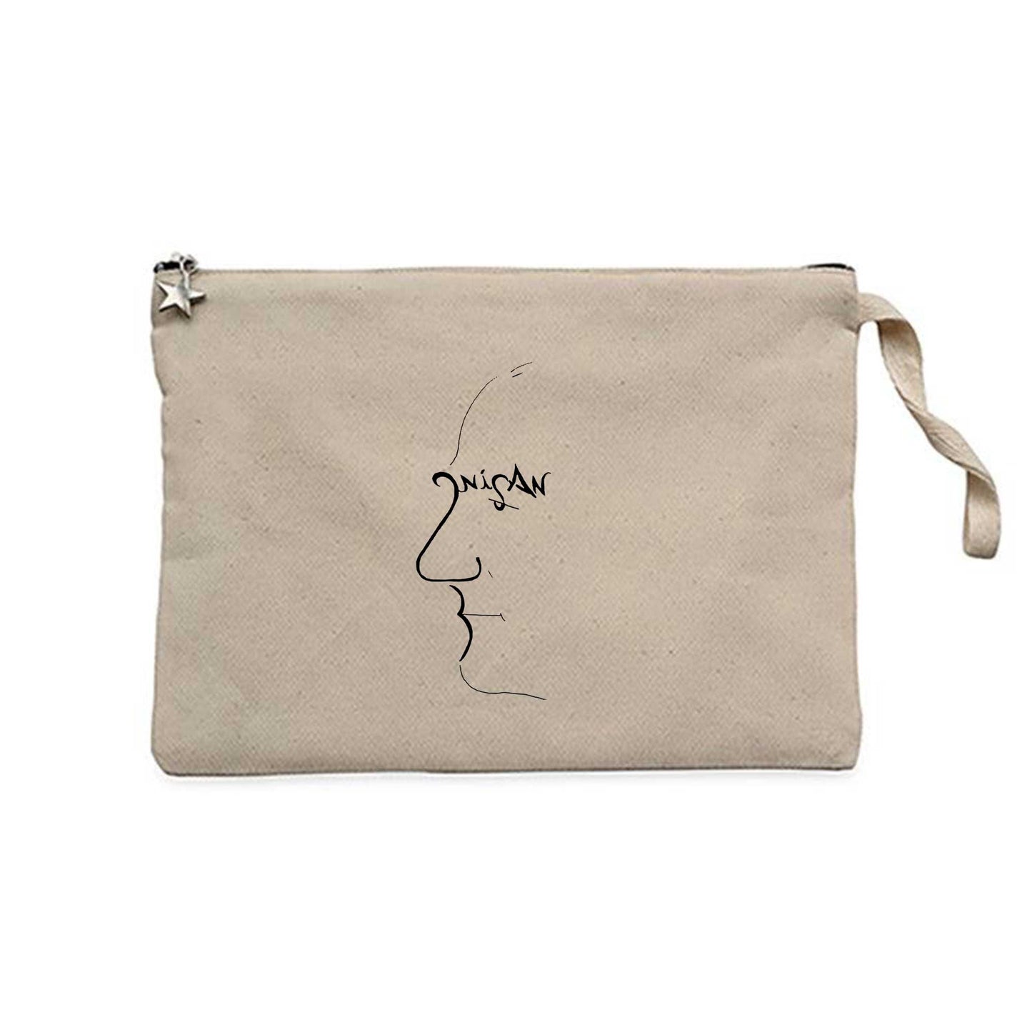 23 Nisan Silüet Krem Clutch Astarlı Cüzdan / El Çantası