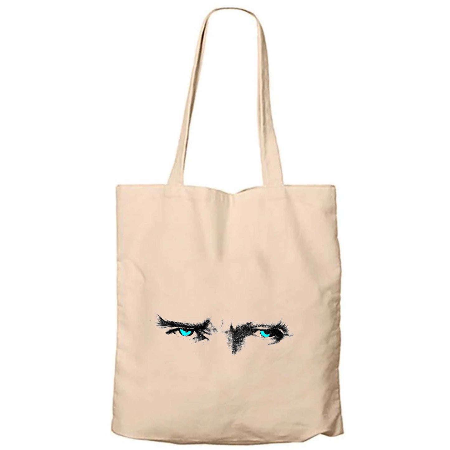 Kararlılığın Bakışı Atatürk Krem Fermuarlı Bez Çanta Gabardin