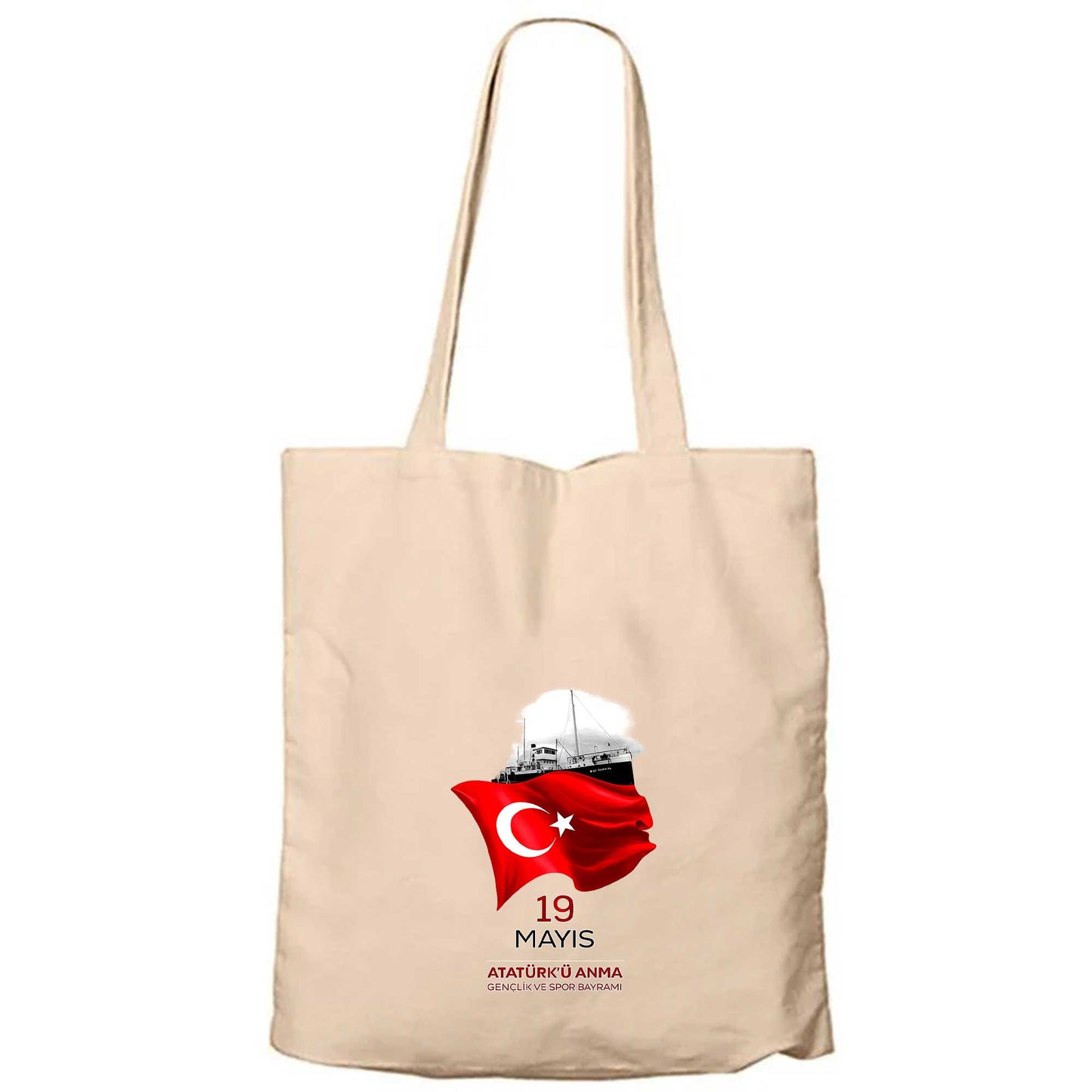 Bandırma’dan Doğan Ruh Fermuarlı Bez Çanta Gabardin