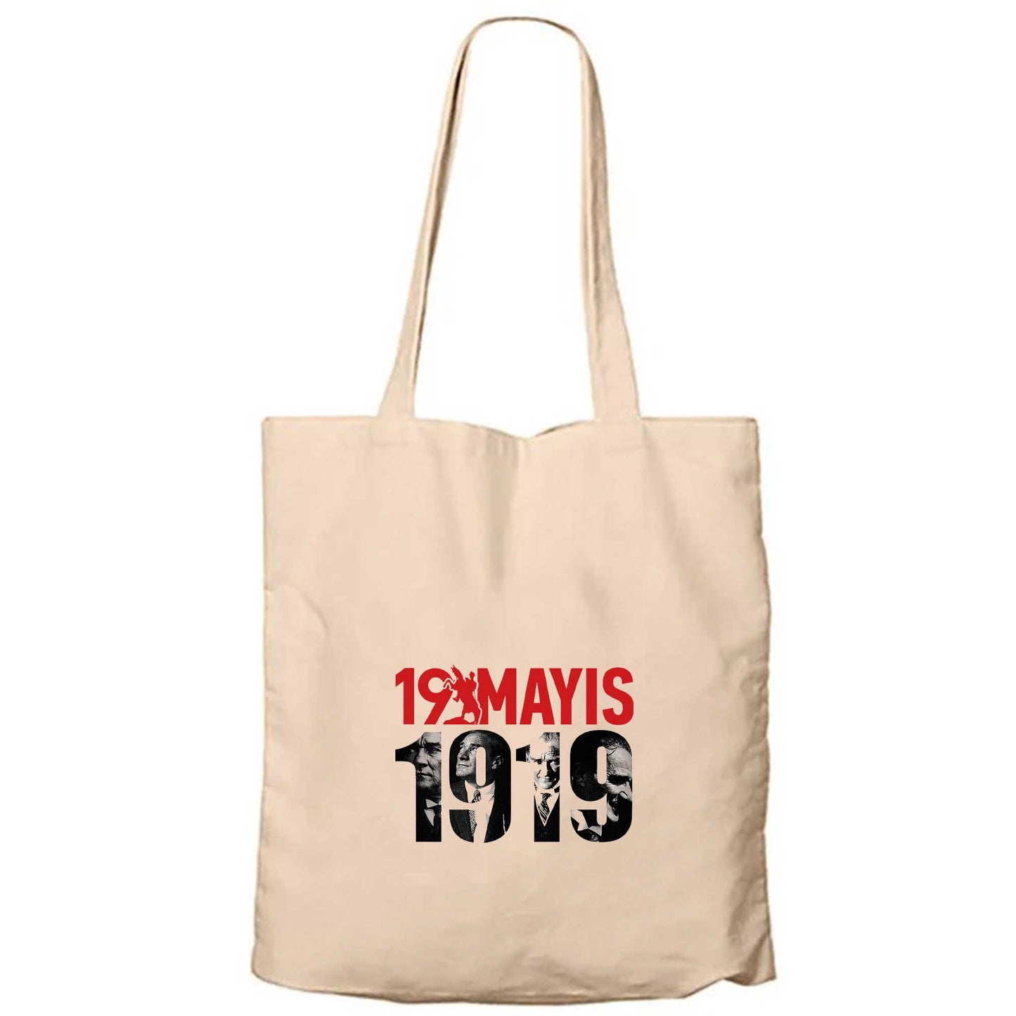 19 Mayıs 1919 Miras Fermuarlı Bez Çanta Gabardin
