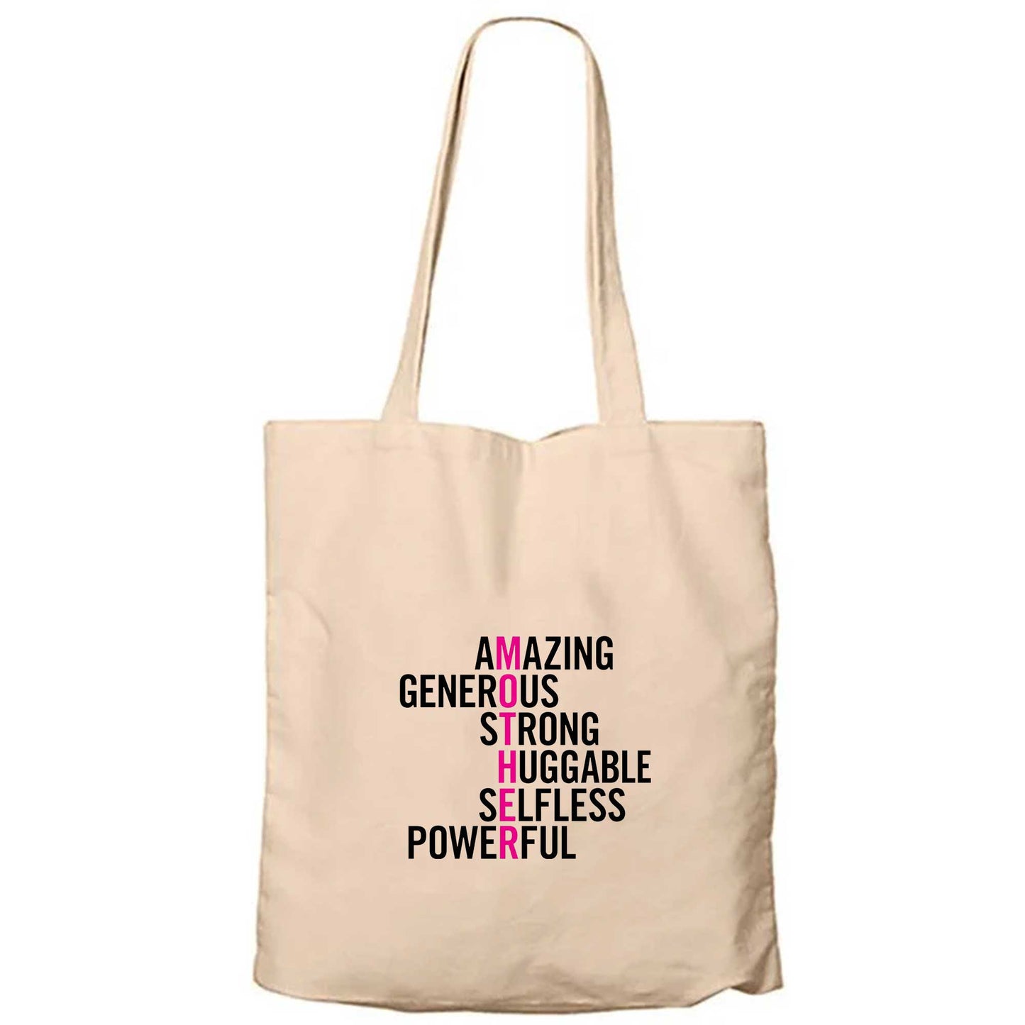 MOTHER Krem Fermuarlı Bez Çanta Gabardin