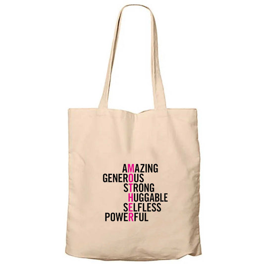 MOTHER Krem Fermuarlı Bez Çanta Gabardin
