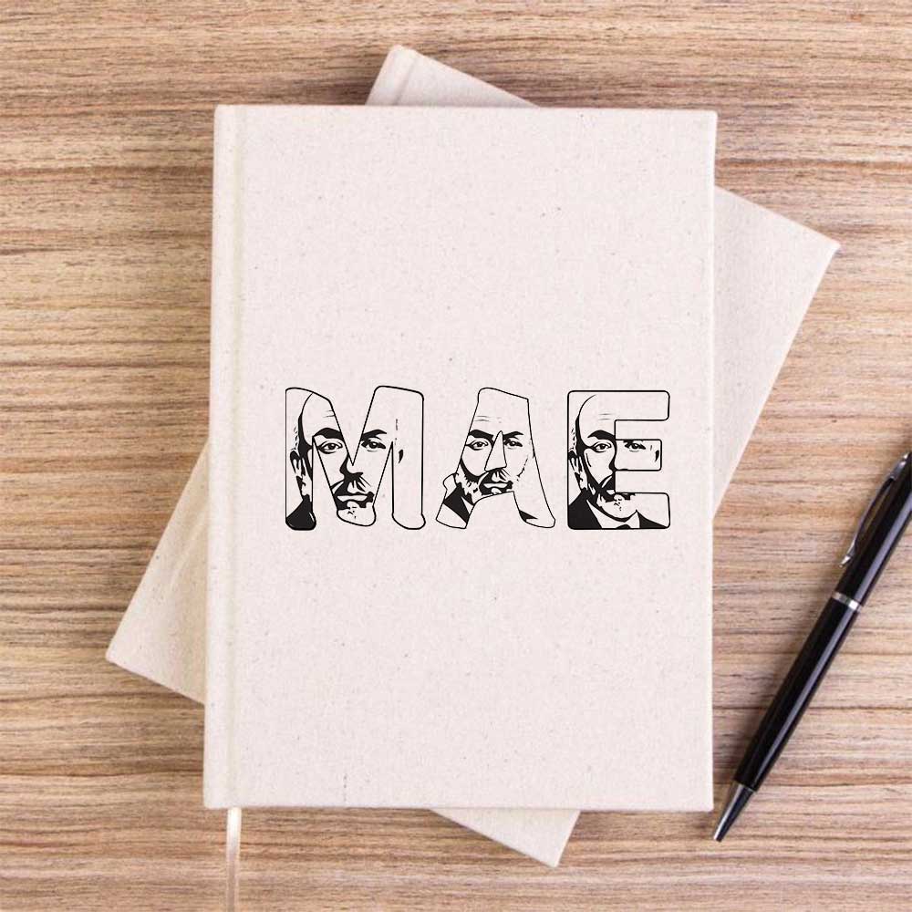 Mehmet Akif Ersoy Krem Çizgisiz Kanvas Defter
