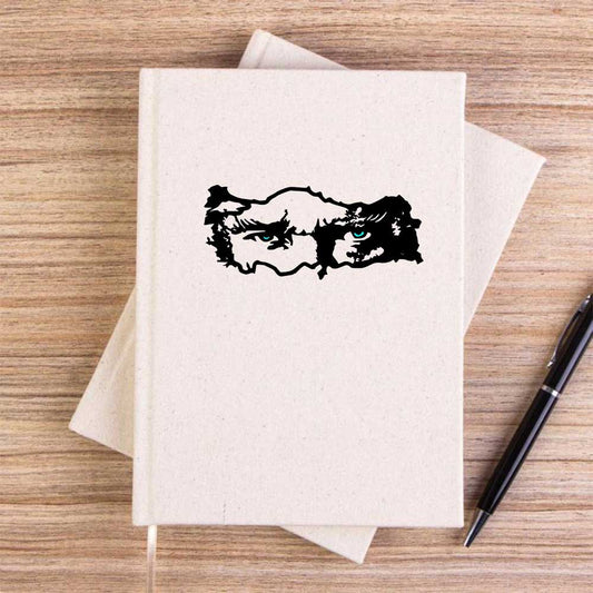 18 Mart Bir Milletin İzleri Krem Çizgisiz Kanvas Defter