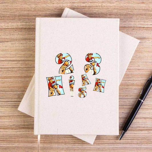 23 Nisan Özel Seri Krem Çizgisiz Kanvas Defter