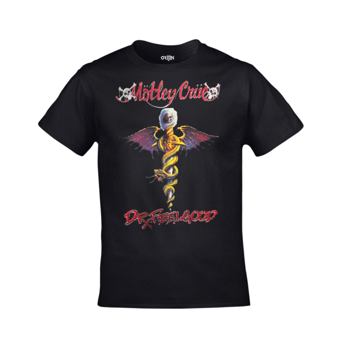 İndirimli Mötley Crue Dr Feelgood Siyah Tişört