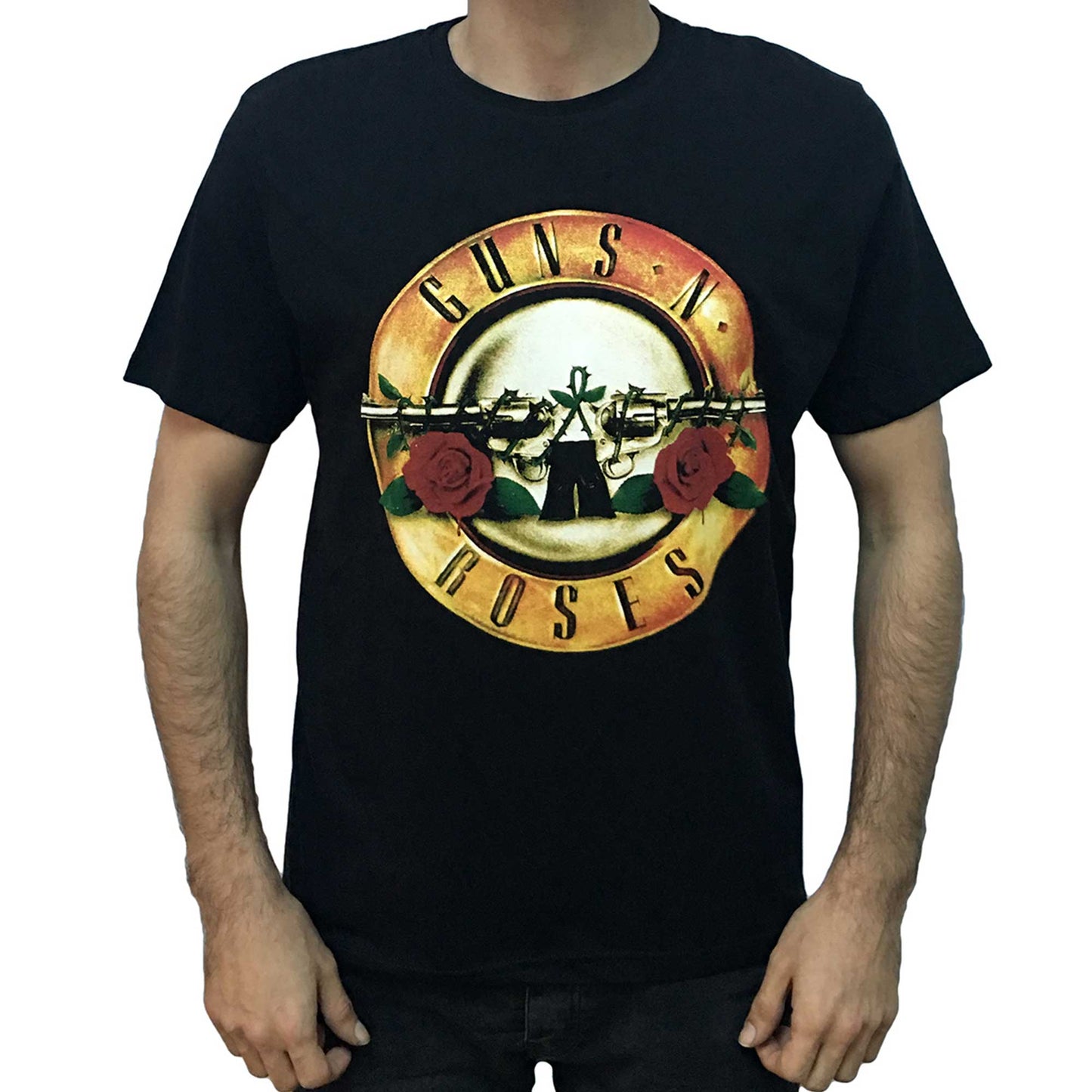 Guns N Roses Classic Logo Siyah Tişört