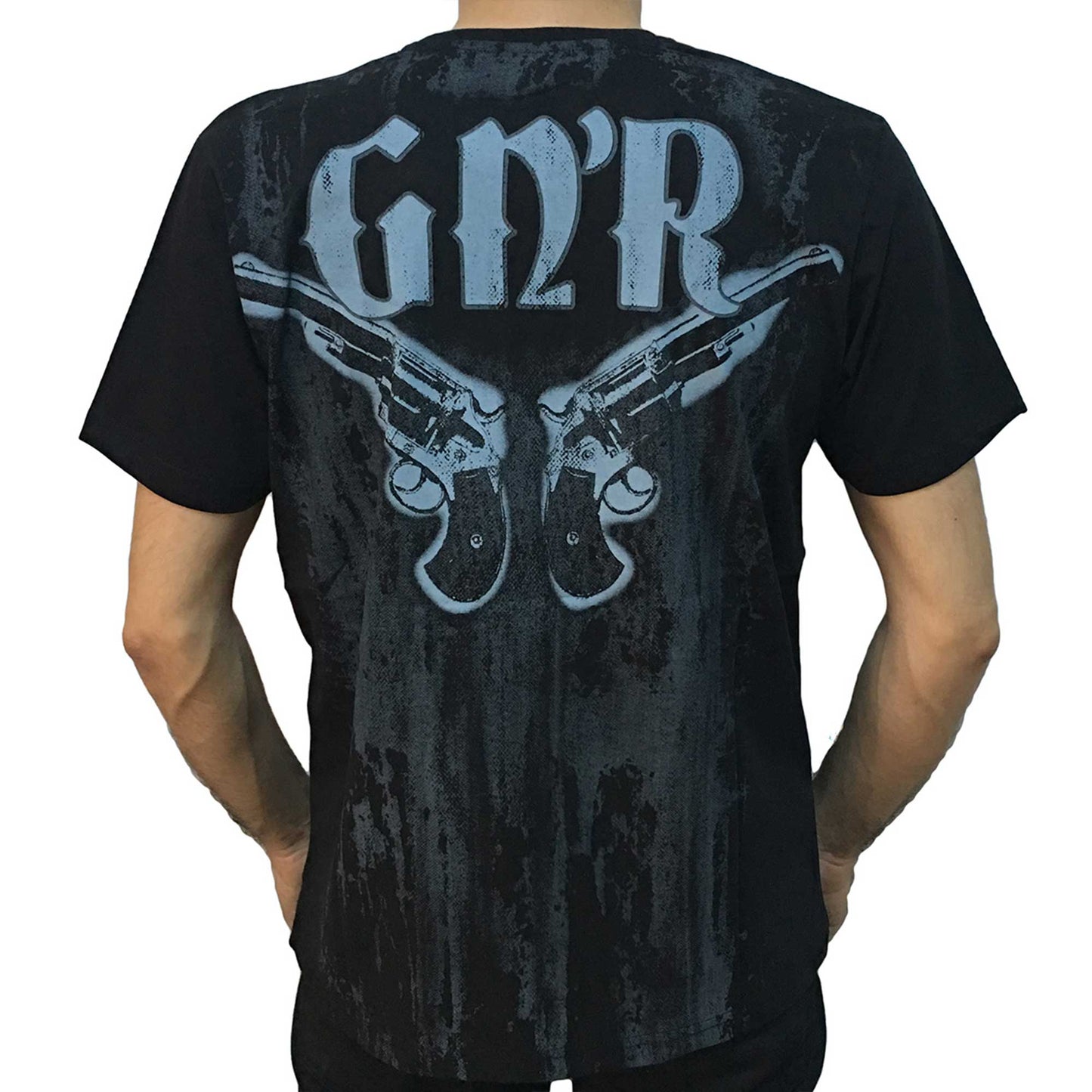 İndirimli Guns N Roses Skull Siyah Tişört