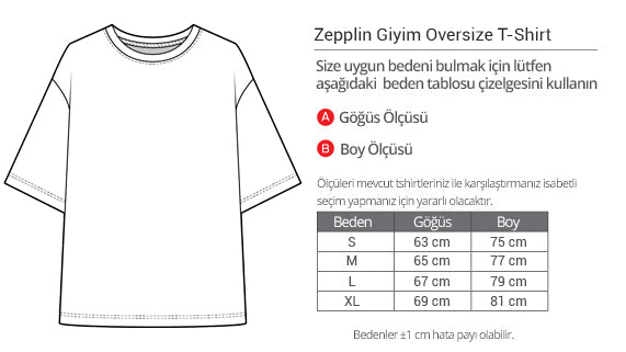 Alt-J Classic Oversize Siyah Tişört