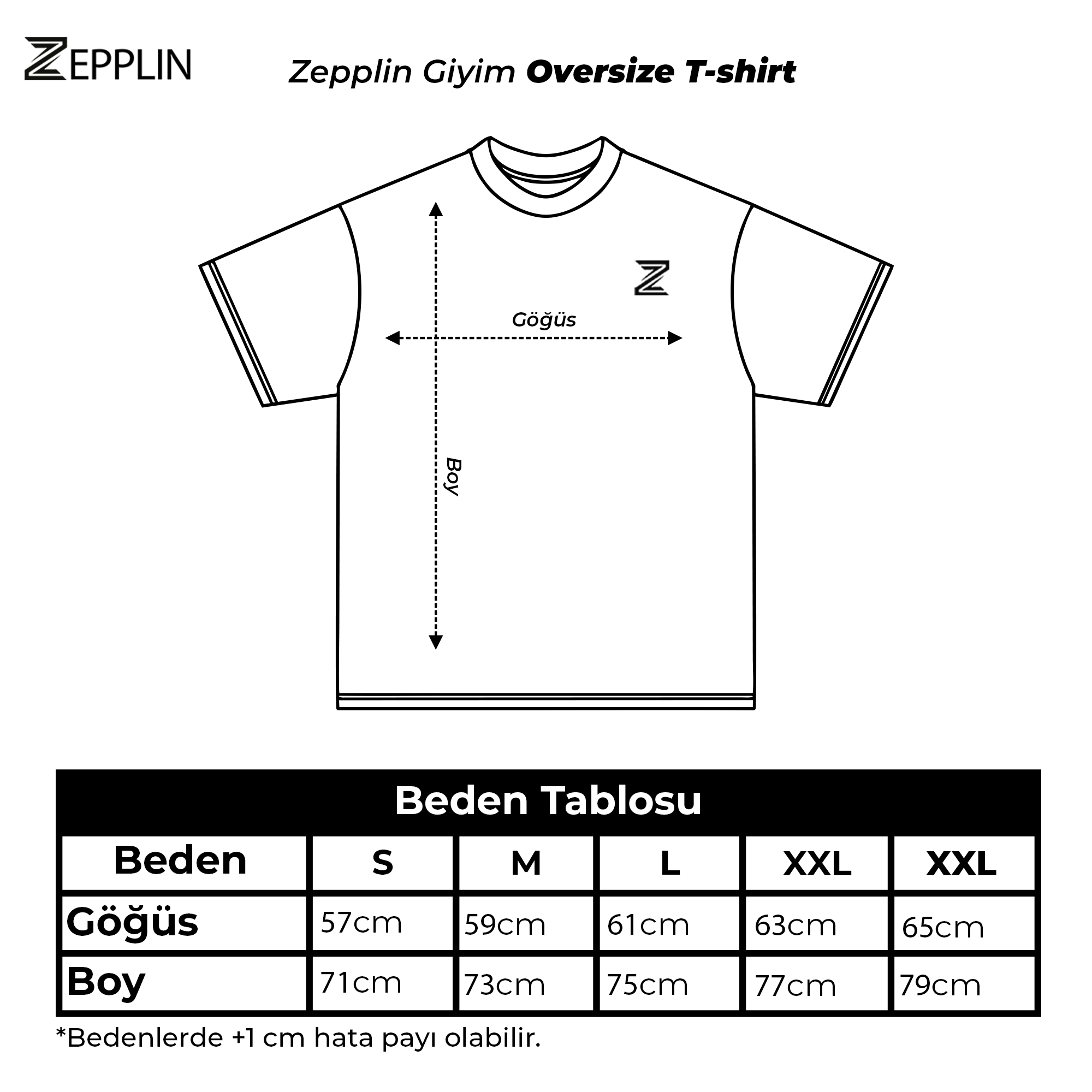 Blackpink Black Oversize Beyaz Tişört | Zepplin Giyim – Zepplingiyim