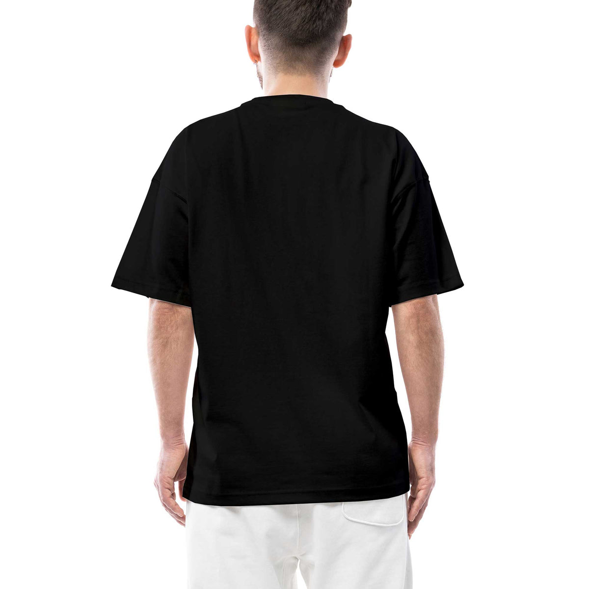 Mustafa Kemal Atatürk Silüet Oversize Siyah Tişört
