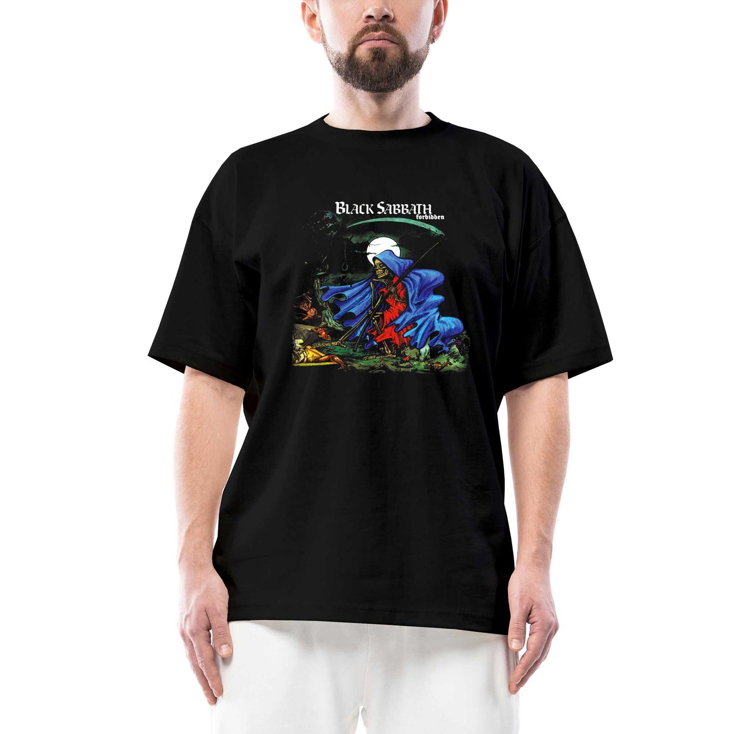 Black Sabbath Forbidden Oversize Siyah Tişört