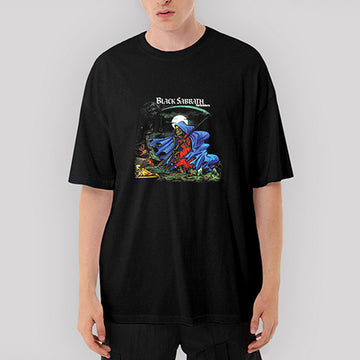 Black Sabbath Forbidden Oversize Siyah Tişört