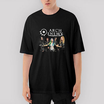 Arch Enemy Group Oversize Siyah Tişört
