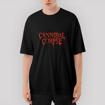 Cannibal Corpse Oversize Siyah Tişört