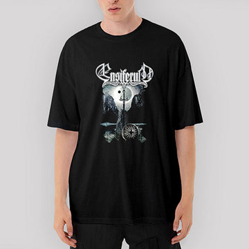 Ensiferum Sword Oversize Siyah Tişört