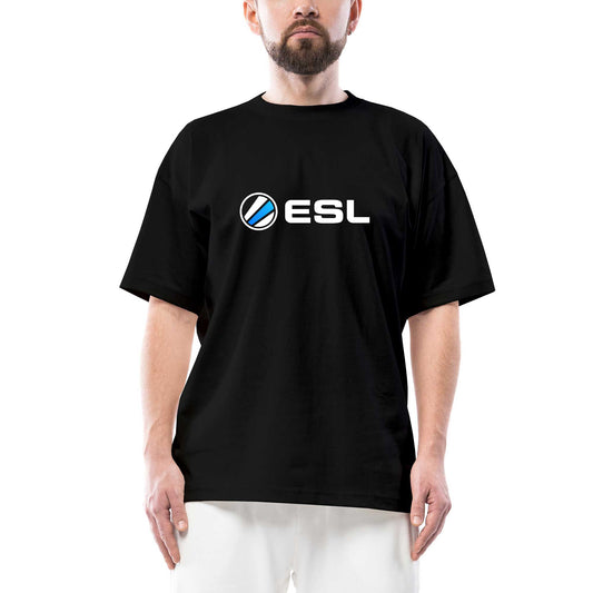 ESL Oversize Siyah Tişört