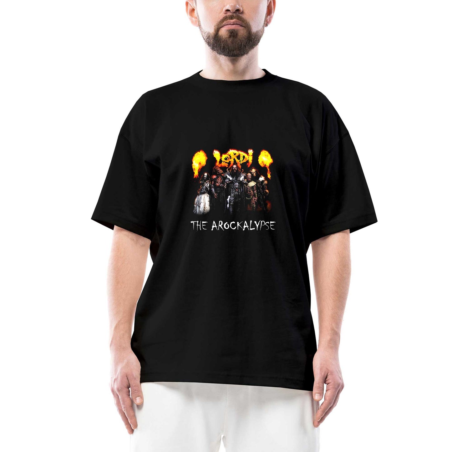 Lordi The Arockalypse Hard Rock Hallelujah Oversize Siyah Tişört