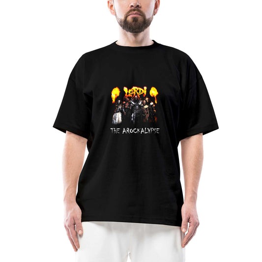 Lordi The Arockalypse Hard Rock Hallelujah Oversize Siyah Tişört