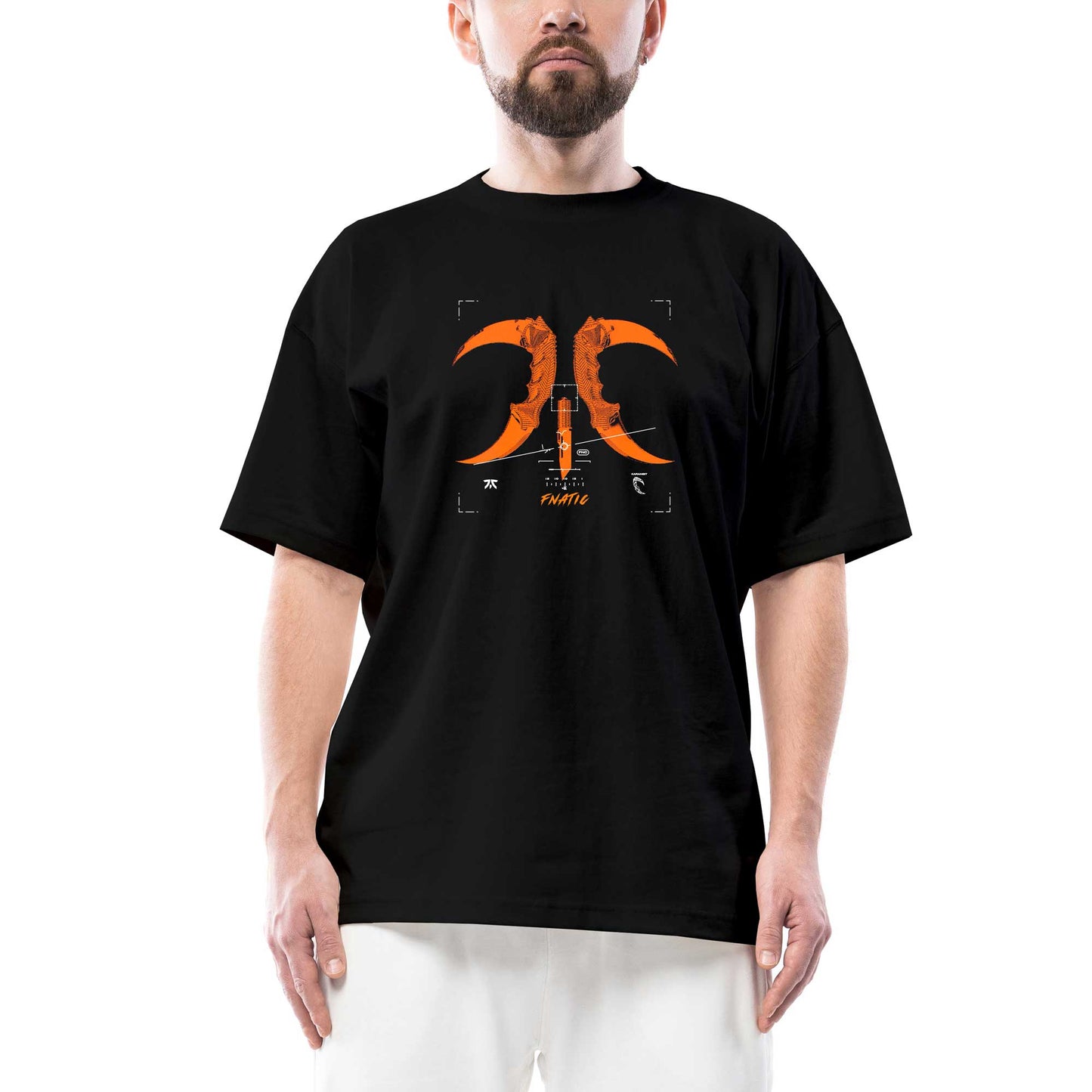 Fnatic Knifnatic Oversize Siyah Tişört