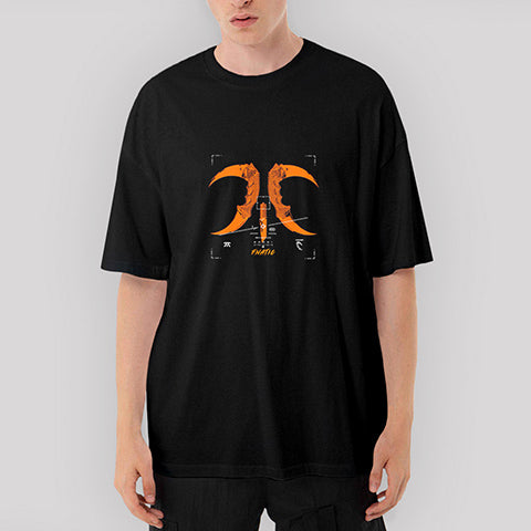 Fnatic Knifnatic Oversize Siyah Tişört