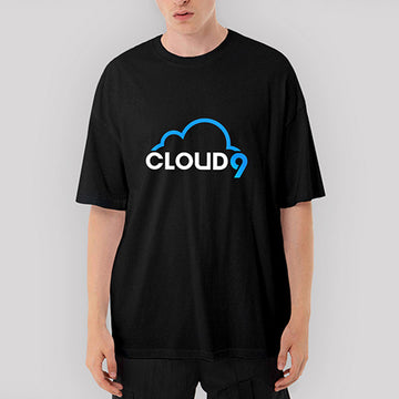 Cloud9 Cloud Oversize Siyah Tişört