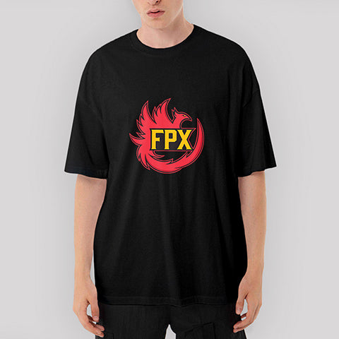 Funplus Phoenix Oversize Siyah Tişört