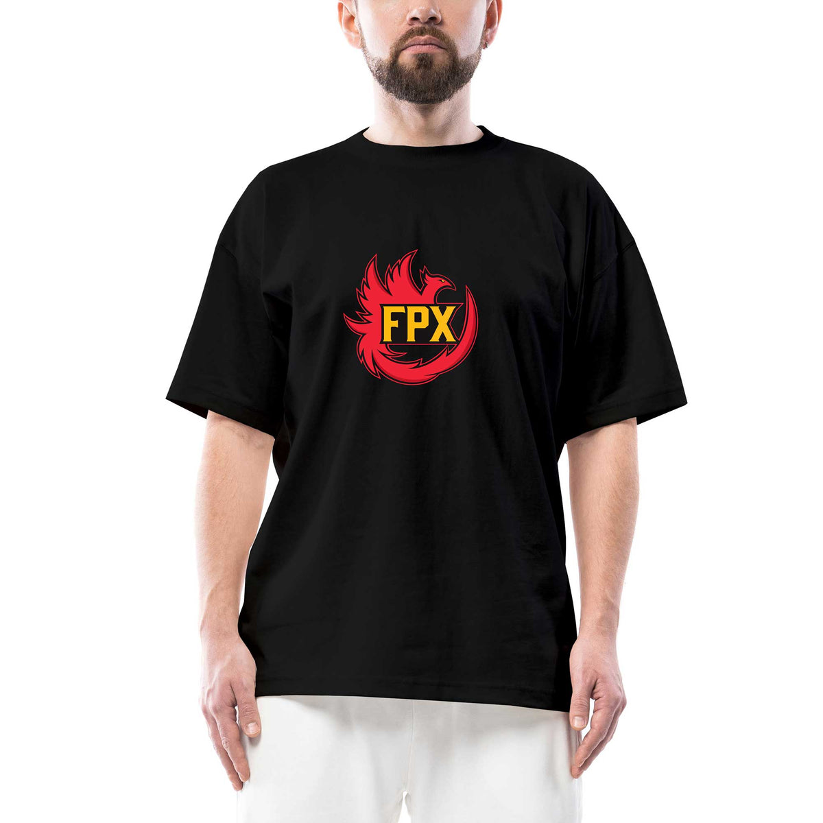 Funplus Phoenix Oversize Siyah Tişört
