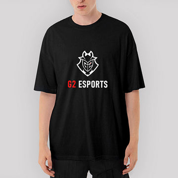 G2 Esports Oversize Siyah Tişört