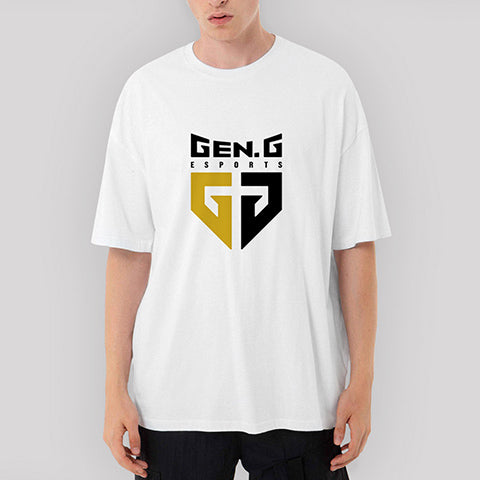 GEN.G Esports Oversize Beyaz Tişört