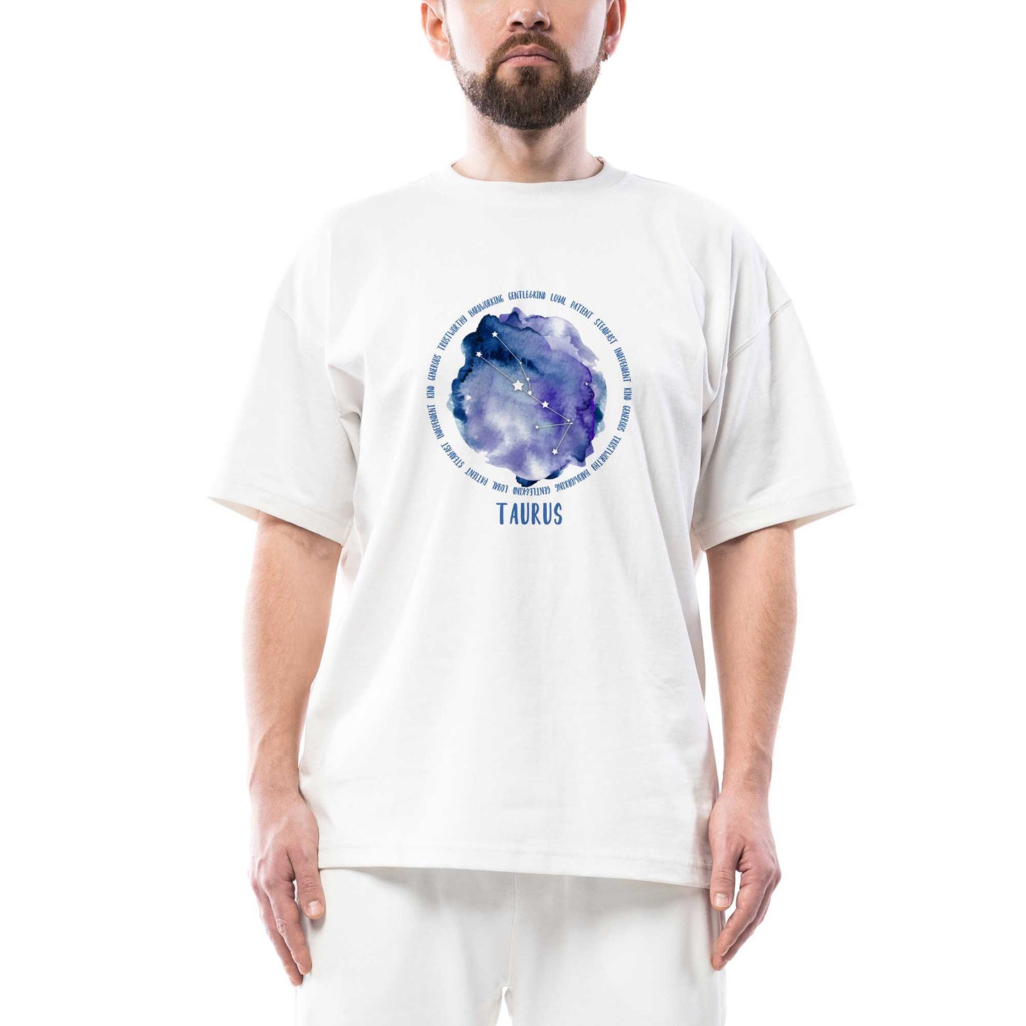 Boğa Burcu Özellikleri Oversize Beyaz Tişört