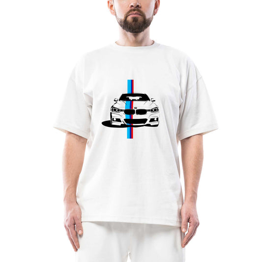 BMW M3 Oversize Beyaz Tişört
