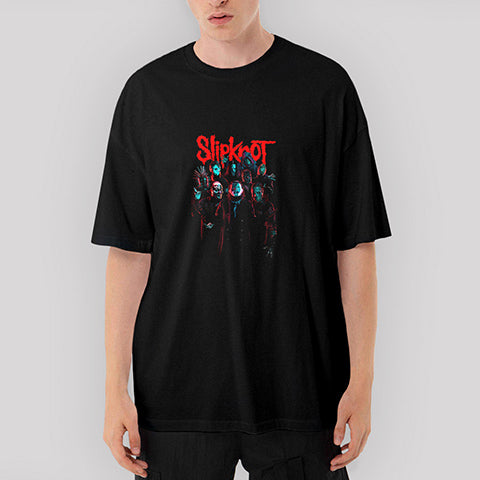 Slipknot We Are Not Your Kind Oversize Siyah Tişört