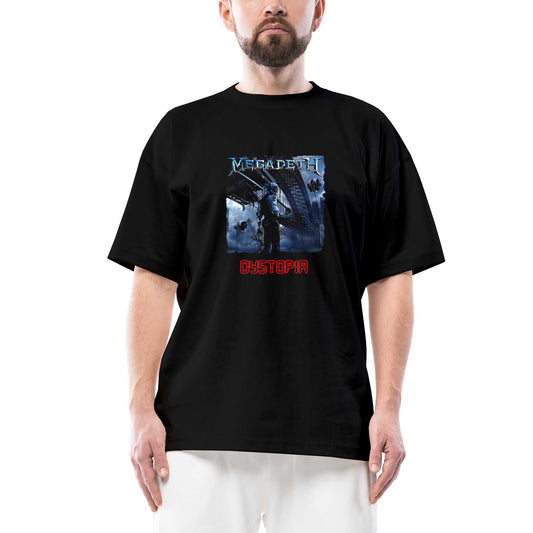 Megadeth Dystopia Oversize Siyah Tişört