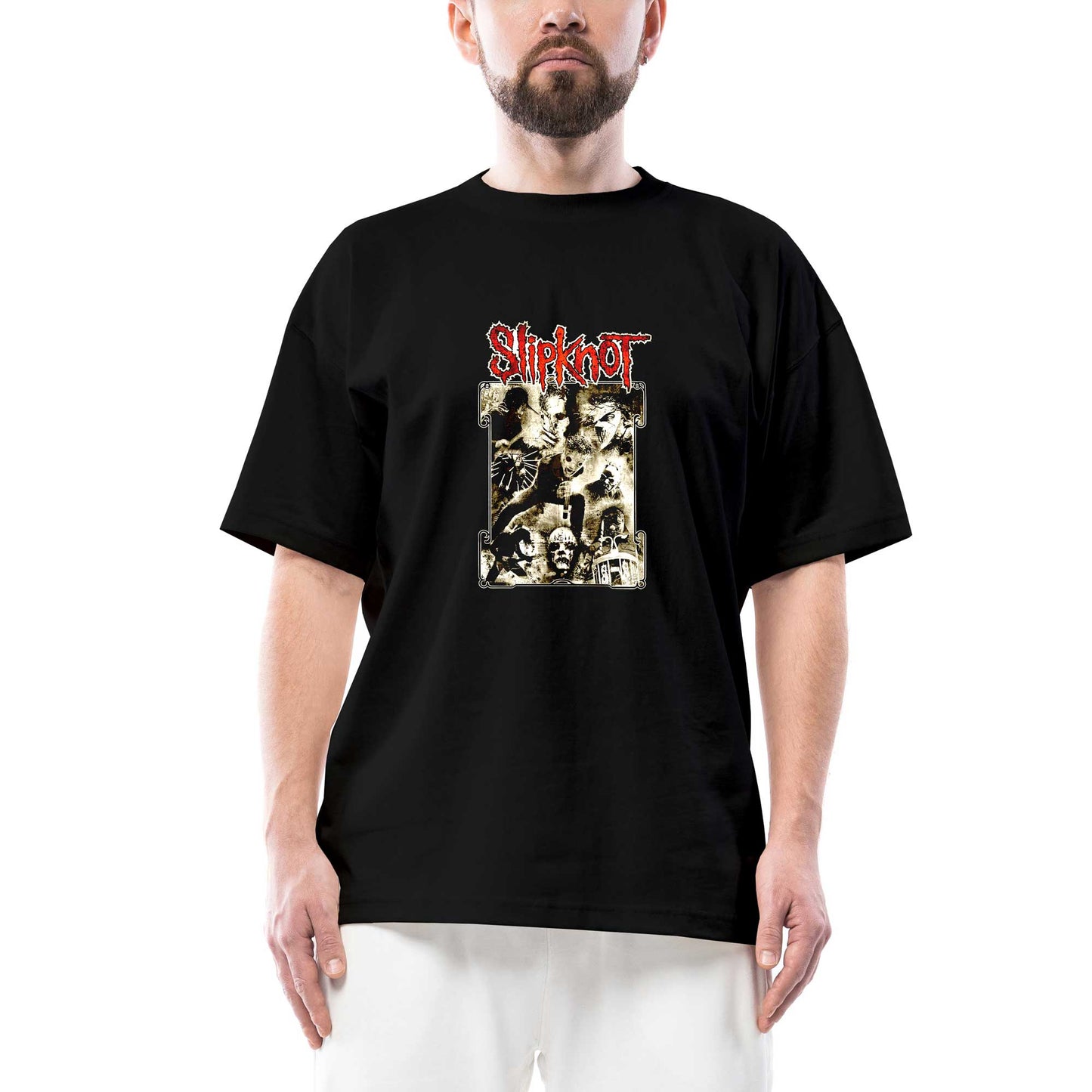 Slipknot Oversize Siyah Tişört