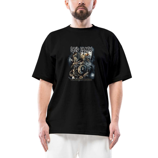 Iced Earth Oversize Siyah Tişört