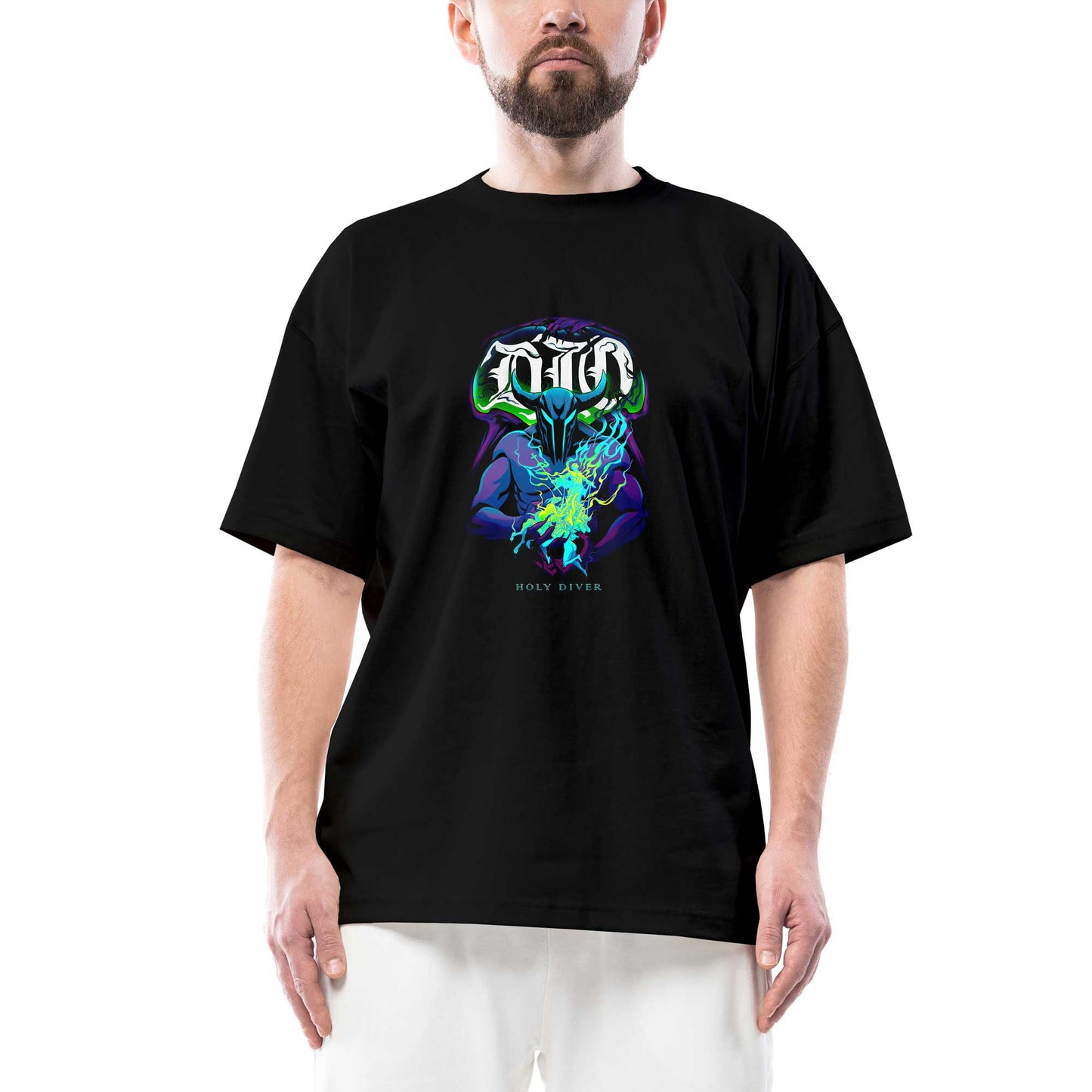 Dio Holy Diver Oversize Siyah Tişört