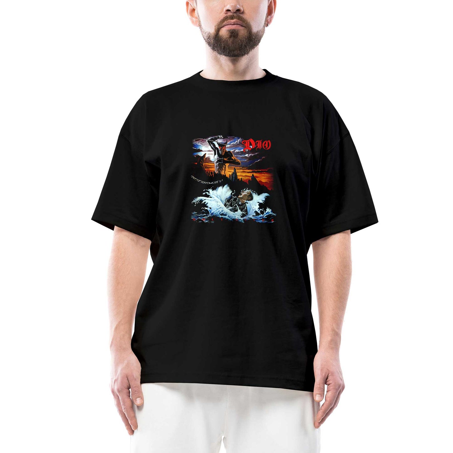 Dio Holy Diver Freedom Oversize Siyah Tişört
