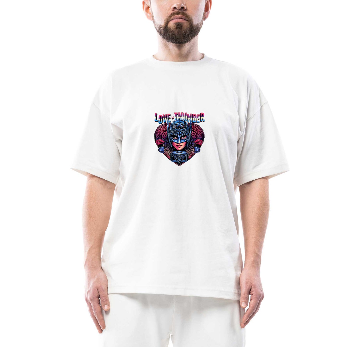 Thor Love And Thunder Jane Foster Oversize Siyah Tişört