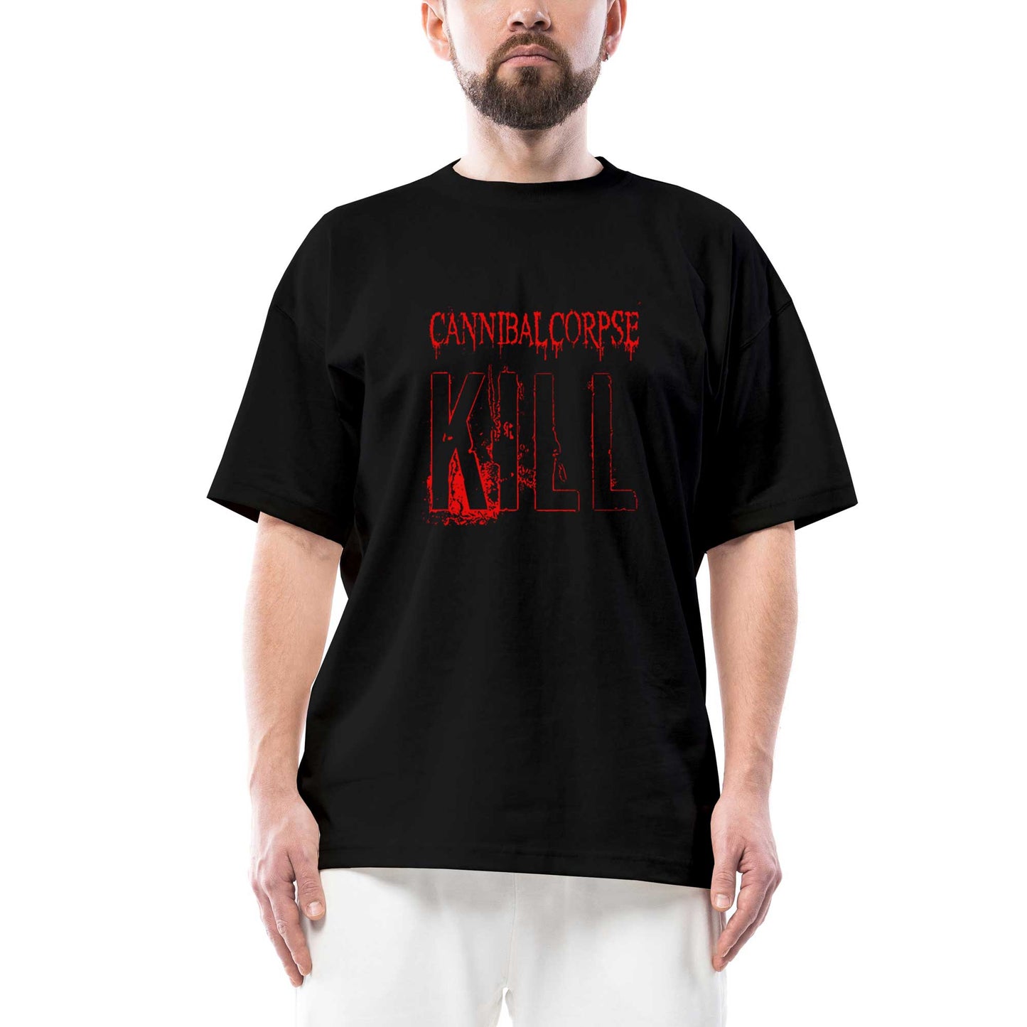 Cannibal Corpse Kill Oversize Siyah Tişört