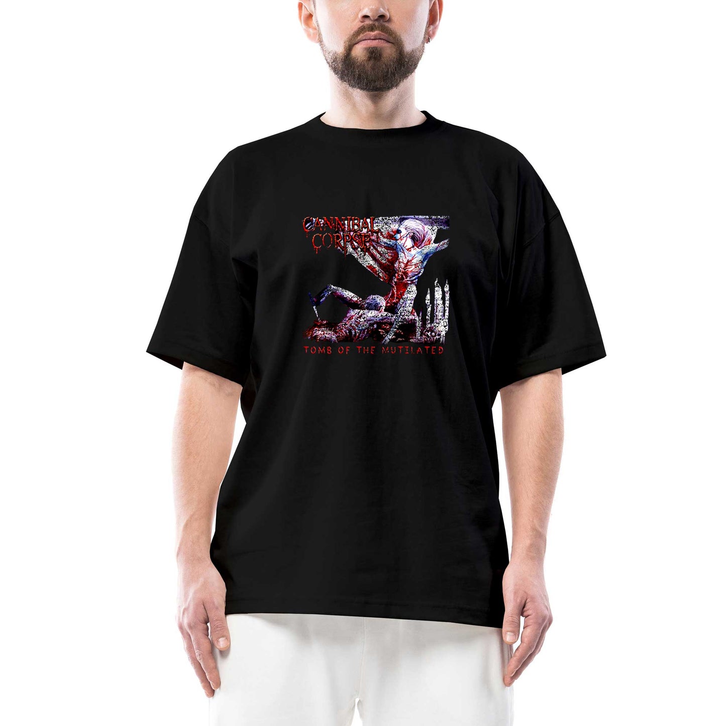 Cannibal Corpse Tomb Of The Mutilated Oversize Siyah Tişört