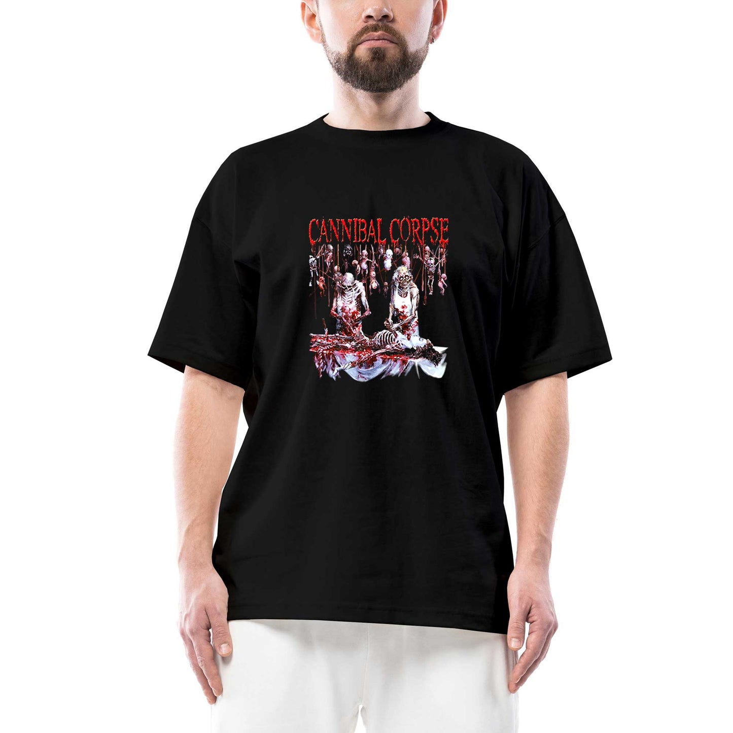 Cannibal Corpse Essential Oversize Siyah Tişört
