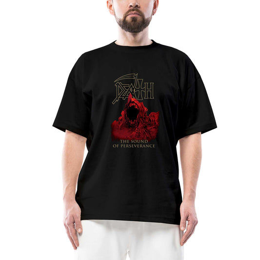 Death The Sound of Perseverance 2 Oversize Siyah Tişört