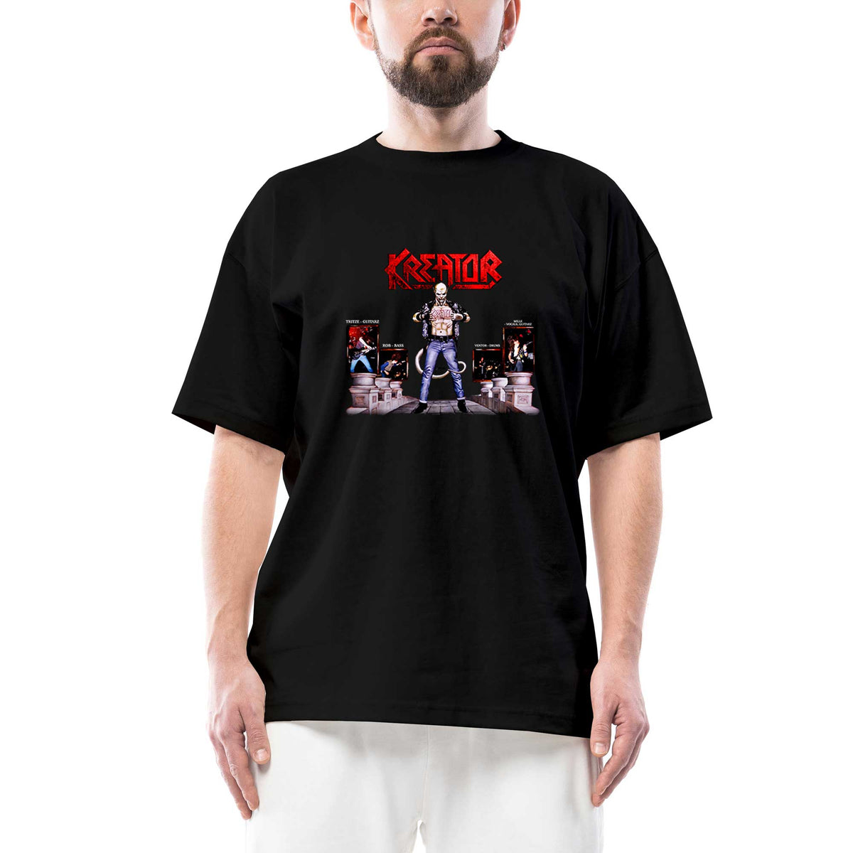 Kreator Terrible Certaint Oversize Siyah Tişört