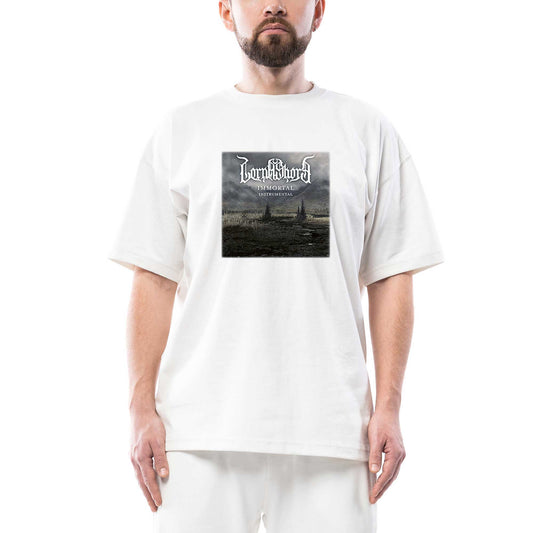 Lorna Shore İmmortal İnstrumental Oversize Siyah Tişört
