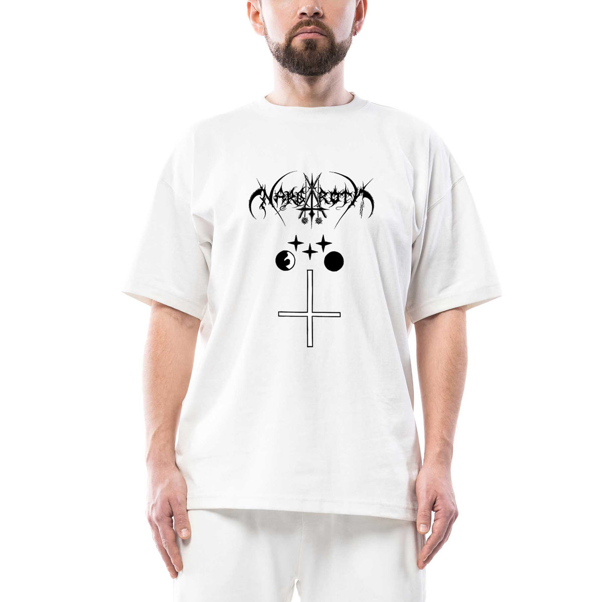 Nargaroth Orke Oversize Beyaz Tişört