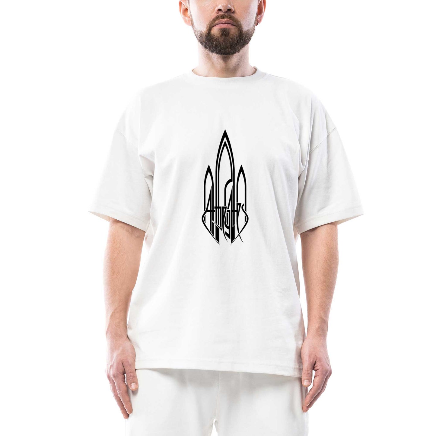 At The Gates Classic Oversize Beyaz Tişört