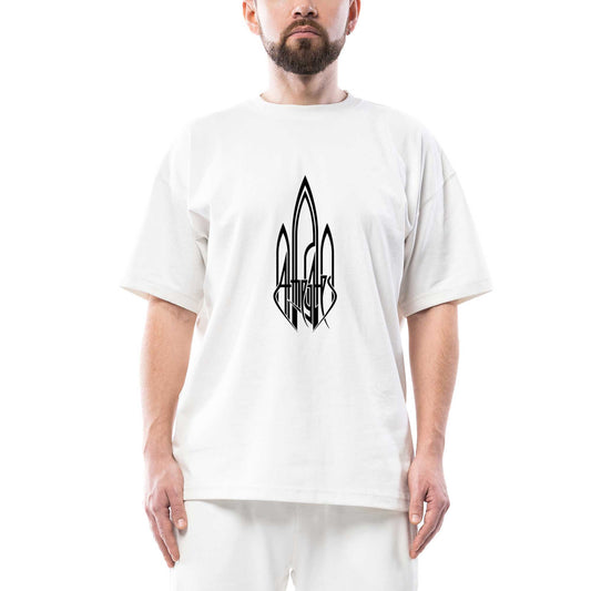 At The Gates Classic Oversize Beyaz Tişört